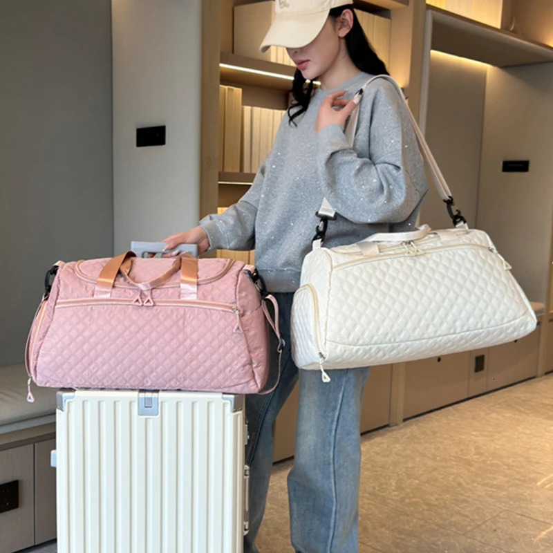 Oxford Travel Duffel Bag for Men Women Waterproof Sports Tote Gym Shoulder Weekender Overnight Bags Large Capacity Tote Bags 241114