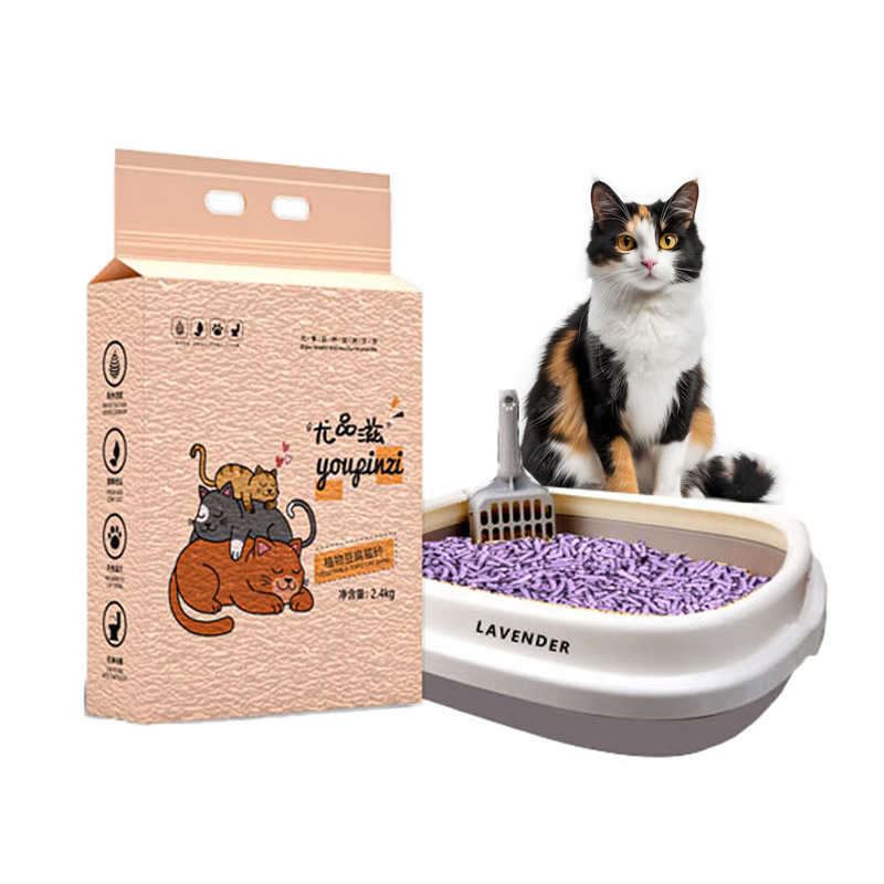 Factory Supply Natural Level A Tofu Cat Litter Deodorizing Plant Tofu Cat Litter