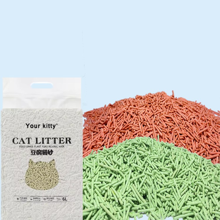 Low Dust OEM Cat Litter Factory Wholesale High Sales Bulk Clumping Flushable Tofu Cat Litter