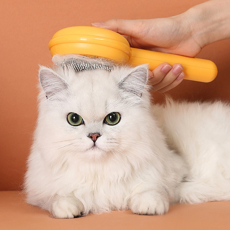 Cats Dogs Puppy Rabbits Slicker Shedding Deep Cleaning Washable Comb Massaging Self Cleaning Hair Remover Grooming Pet Brush