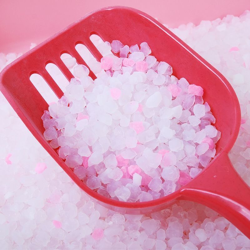 High Quality 6L Wholesale Silica Gel Cat Litter with Cat Litter Scoop Highly Absorbent Silicone Crystal Cat Litter