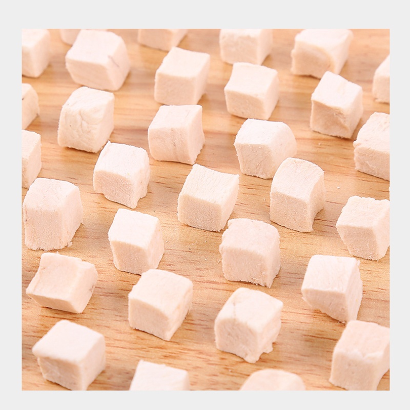 Popular Cat Treats Freeze Dry Cat Food Frozen Dried Chicken Cubes