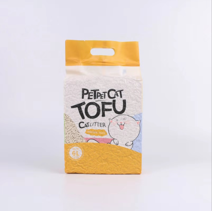 100% natural clean bulk botanical geen tea flavour tofu cat litter
