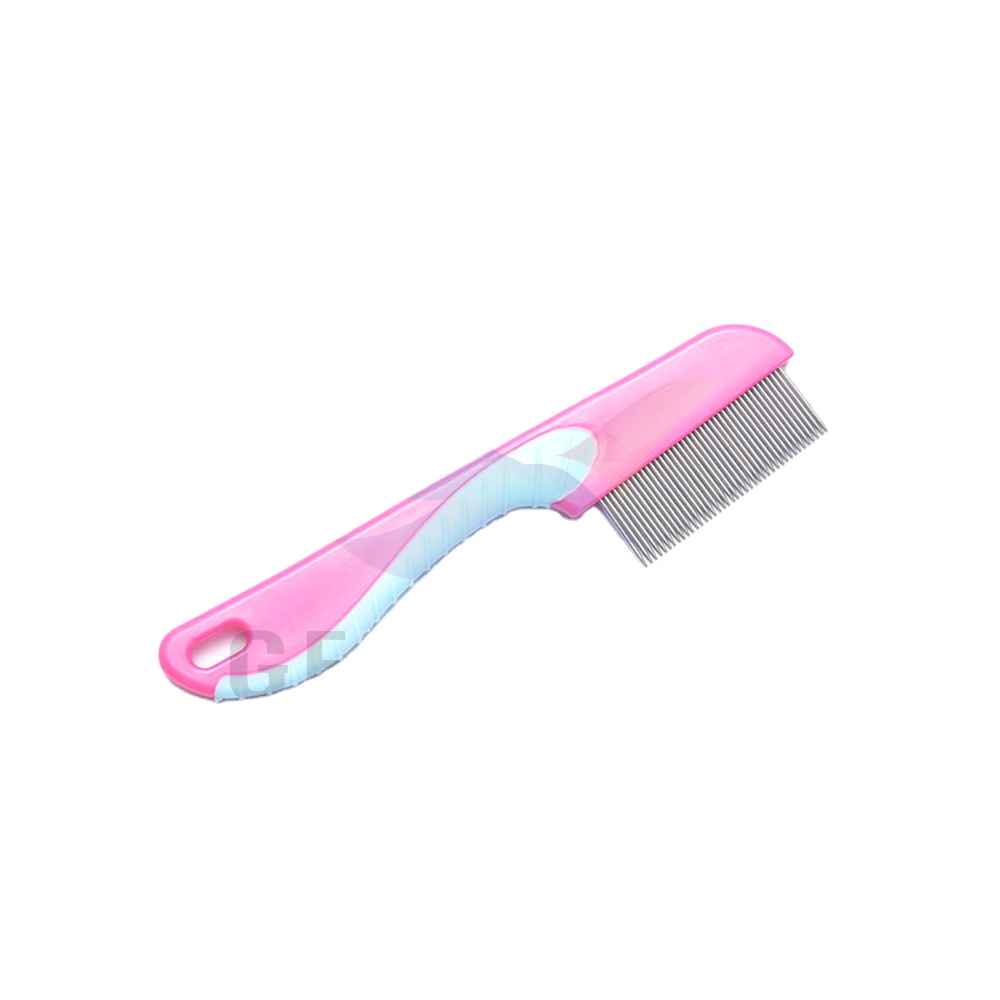 Stainless Steel Flea Lice Comb Remover Colorful Pet Grooming Comb