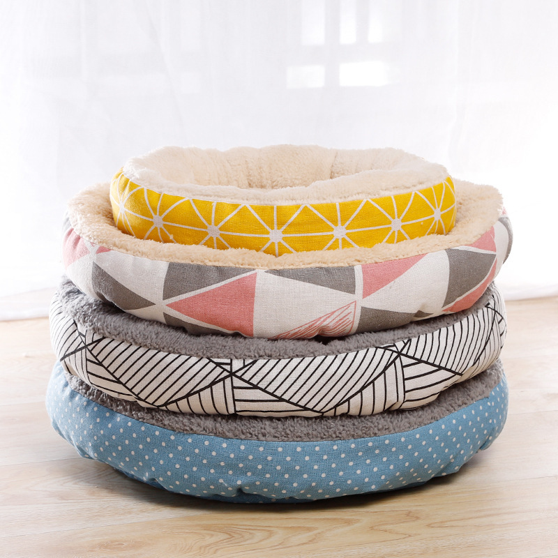 Funny Indoor Wool Lamb Fleece Simple Warm Pet Kennel Bed for Dogs