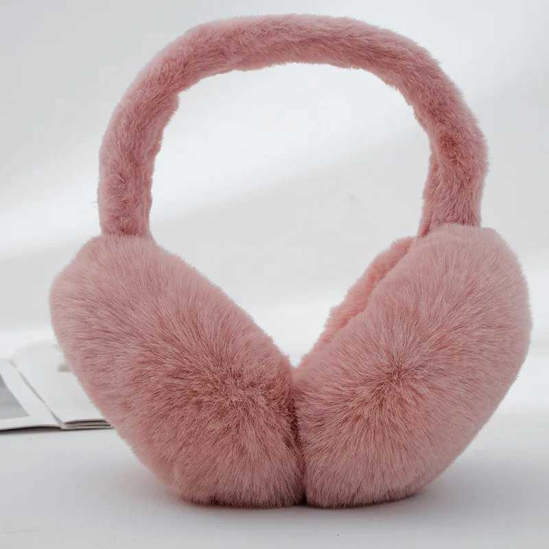 New Earmuffs Womens Winter Cute Foldable Simple Ear Cover Ear Protection Korean Version Warmth Plush Warm Anti-freeze EartipsXJ241126