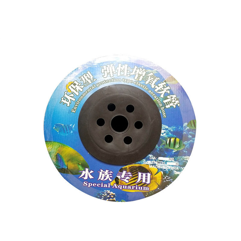 Wholesale aquarium accessories quality 4*6mm pvc air hose hardcover 100m silicone air pump pipe aquarium bubble stone hose