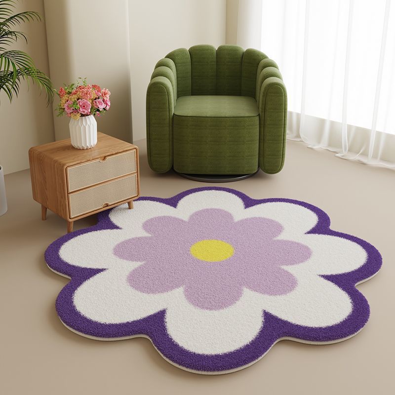 Round Carpet Living Room Dirty Resistant Easy Care Maiden Bedroom Carpet Study Swivel Chair Floor Mat Dresser Non-Slip Pad M260207