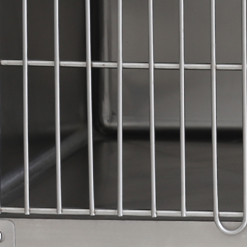 pet boarding cage wholesale Veterinary pet hospital Hot sale stackable pet boarding cage VET Combinable Stainless Steel Square A