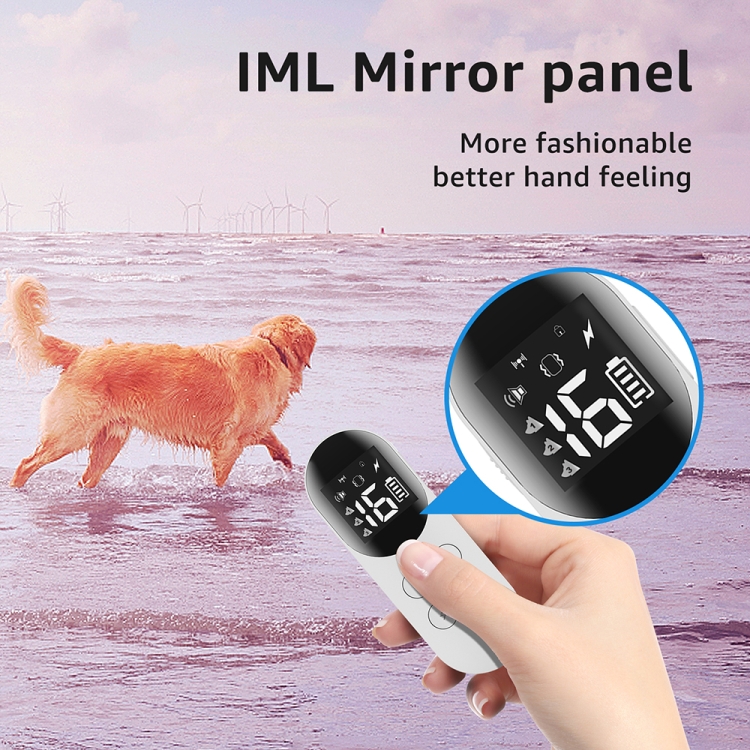 Smart Waterproof Shock Collar For Pets Remote Control Dog Training Device Size: For-One-Dog dog training collar