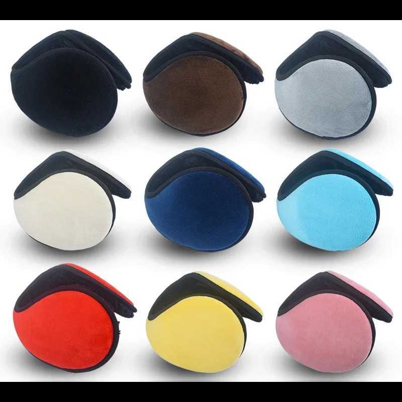 Soft Earmuffs Women Men Ear Cover Protector Thicken Plush Winter Warm Mens Solid Fleece Earmuff Warmer parel AccoriesXJ241126