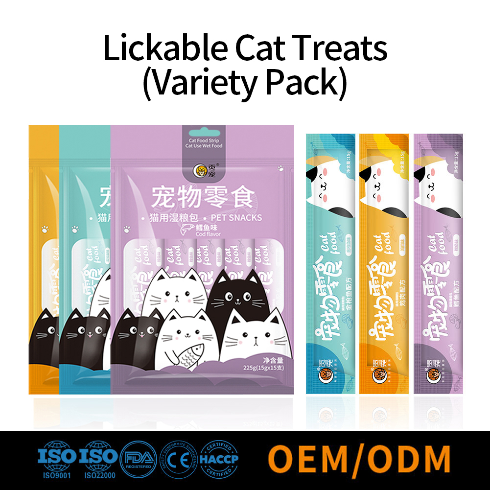 Competitive Price Cod Fish Flavor Cat Food Cod Fish Cat Snack Chicken Cat Snack For All Life Stage