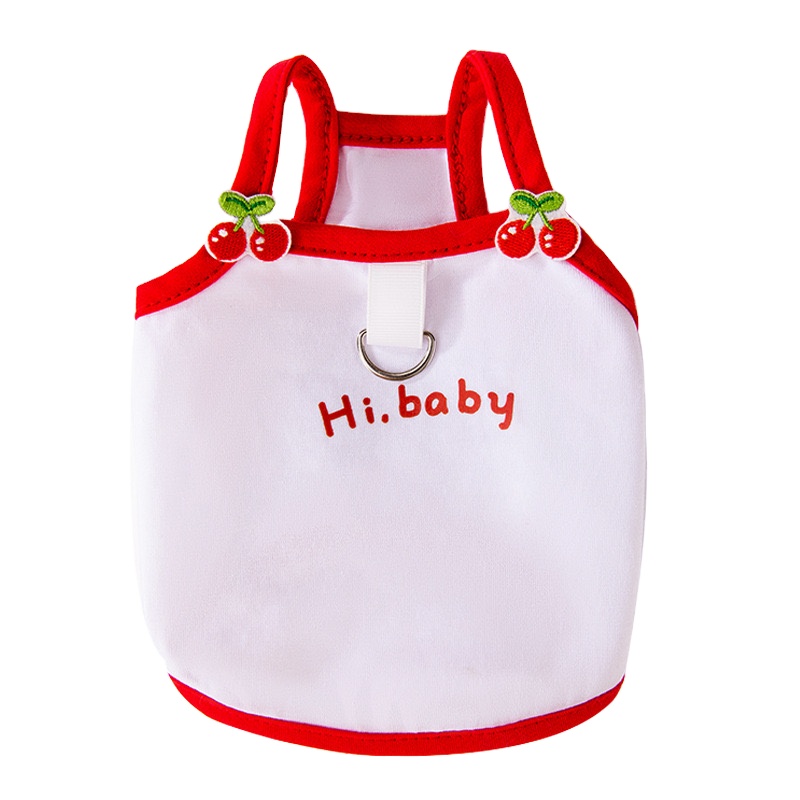 Towable pet clothes spring and summer cute fruit camisoles cat two-legged puppy dog cat clothing wholesale