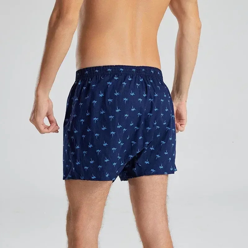 High quality cotton mens underwear comfortable mens boxing shorts loose Aro underwear mens pajamas underwear 241126