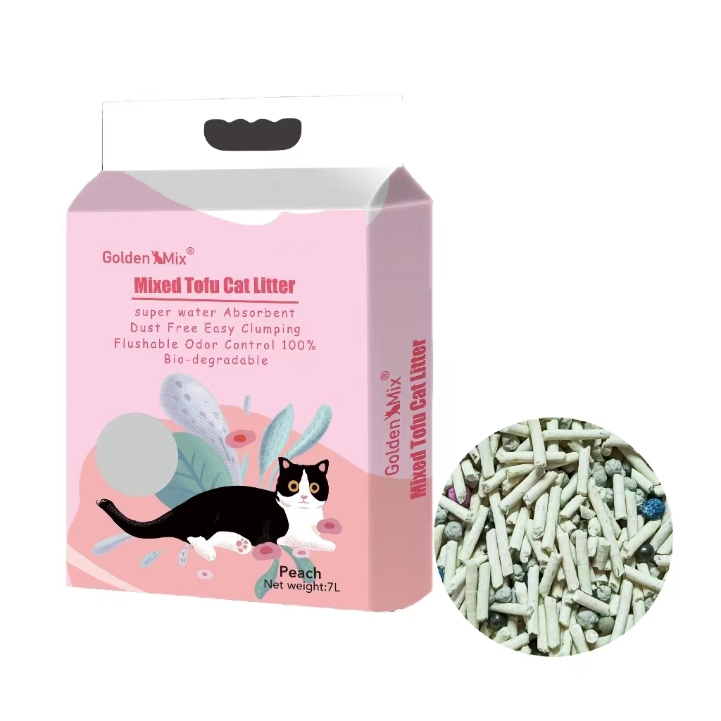 Pet Supplies Free Sample Mixed Tofu Cat Litter Small Lead Urine Odor Control Bentonite Cat Litter