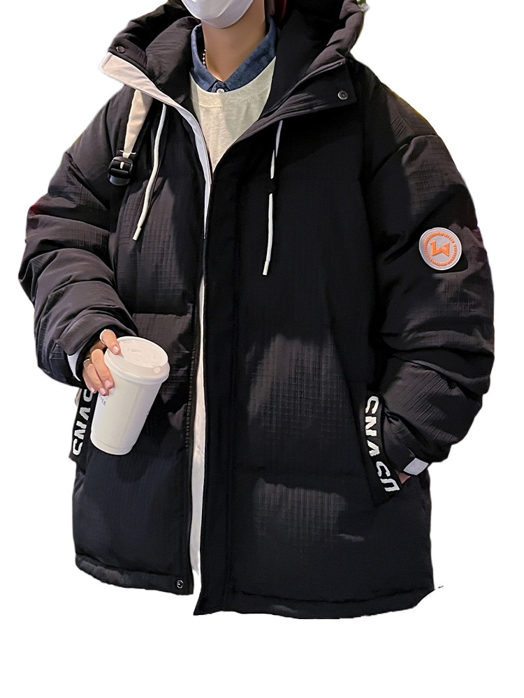Thickened Goose Down Men's New Style with Velvet Short Winter Clothing Lightweight Stormtrooper Jacket Trendy