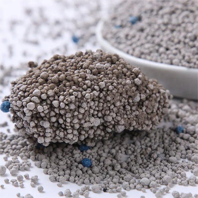 Natural And Strong Clumping Crushed Bentonite Cat Litter With Unscented Long Lasting Odour Control No Dust
