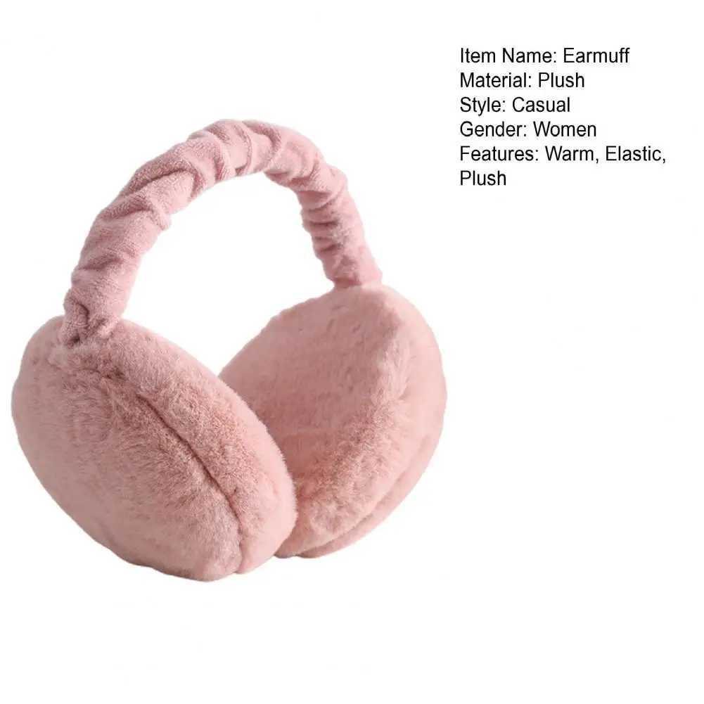 Solid Color Thermal Earmuff fashion Soft Plush Ear Warmer Winter Warm Earmuffs Outdoor Cold Ear Muffs Ear WarmerXJ241126