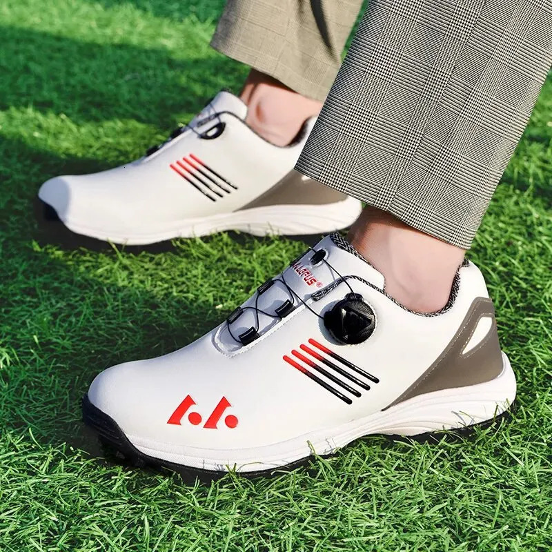 Mens Golf Shoe Professional Golf Sport Sneakers Waterproof Trainers Golfing Anti-slip Shoes Comfortable Leisure Shoes 241126