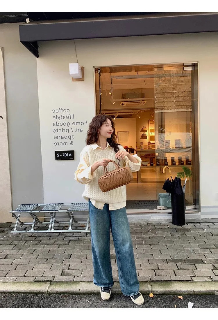Autumn/Winter Cashmere Vest Sweater Womens O-neck Cashmere Vest Knitted Soft Fashion Warm Womens 241126