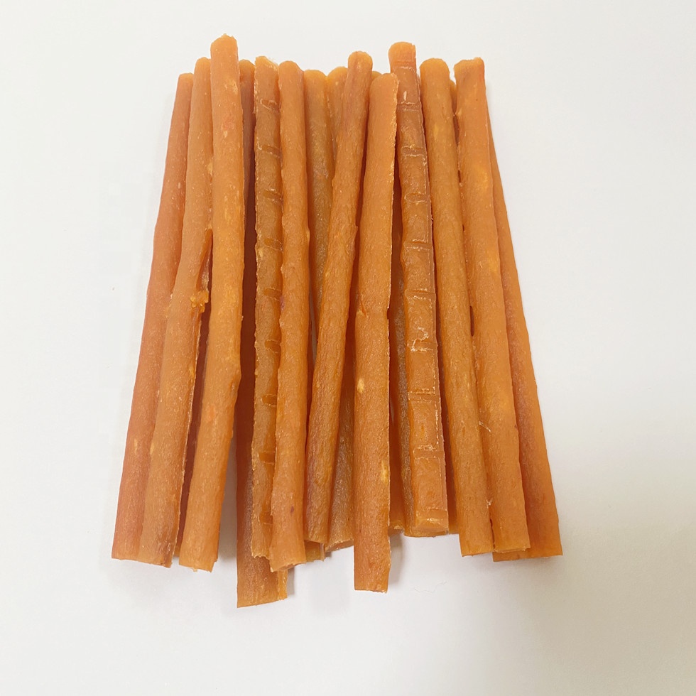 2022 factory wholesale chicken slice dog snacks duck sticks pet treats beef cube cat food