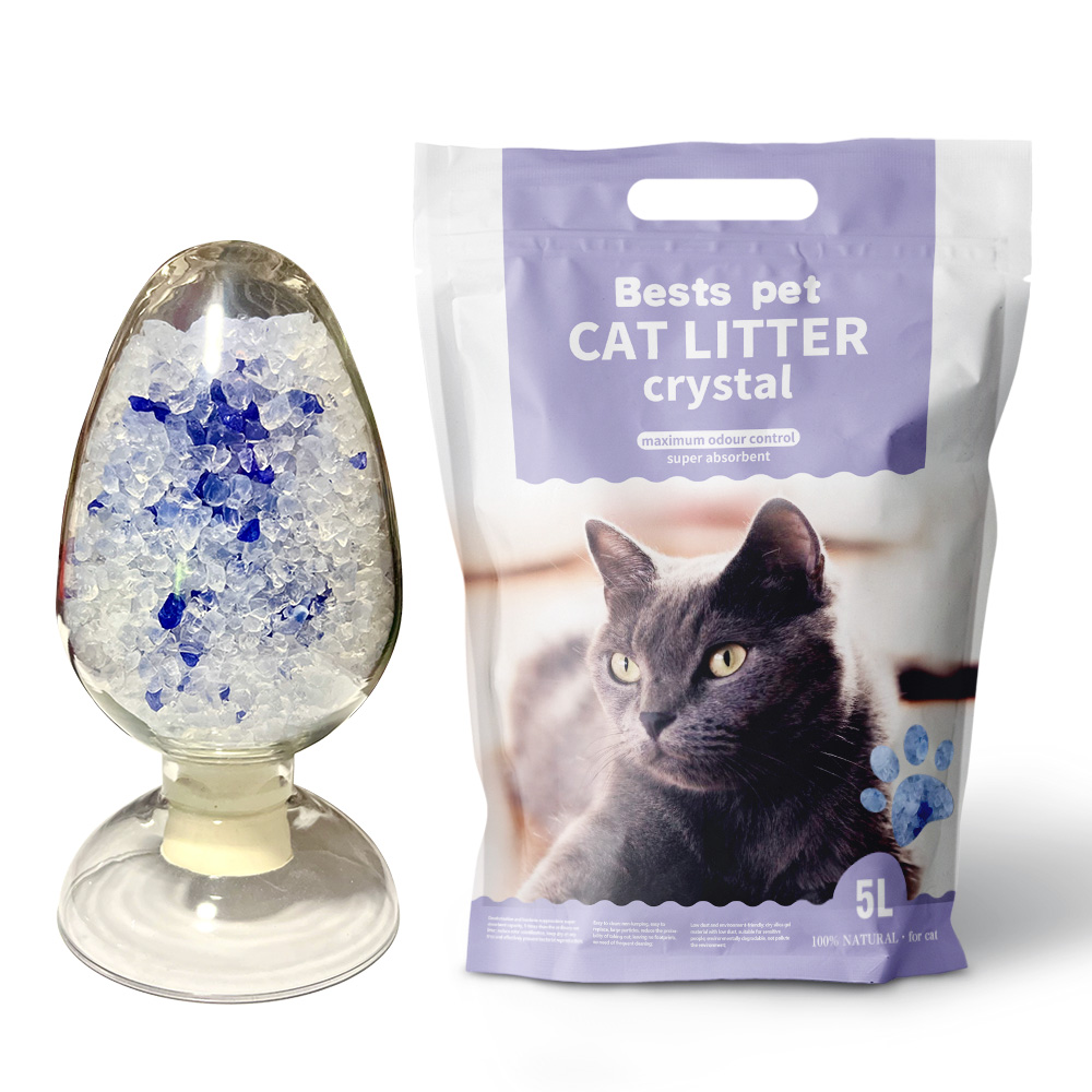Cat Litter Odour Remover Non Bacteria Silica-gel-cat-litter-in-china best selling ball shape silica gel absorbent