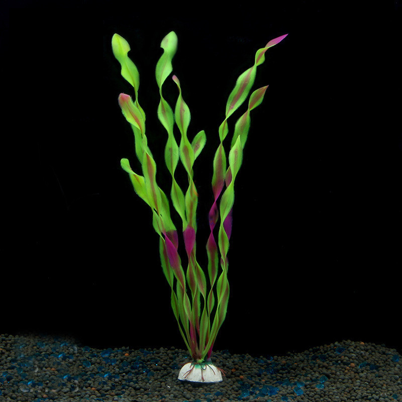 Popular aquarium accessories plastic aquarium decoration landscape plastic fish aquarium artificial plant bionic water grass