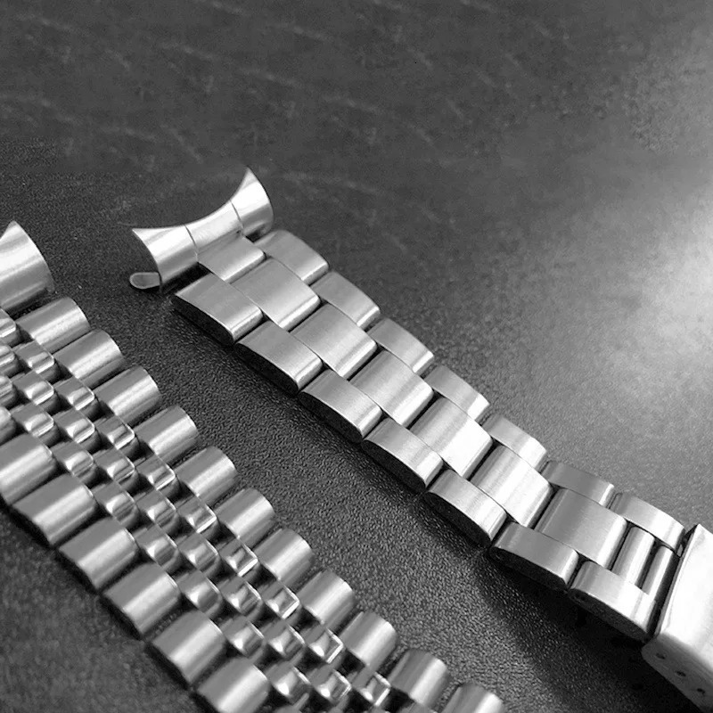 316L Solid Stainless Steel Strap for SKX009 Jubilee Bracelet Curved End Men Watch Accessory 18mm 19mm 20mm 21mm 22mm 24mm 240424