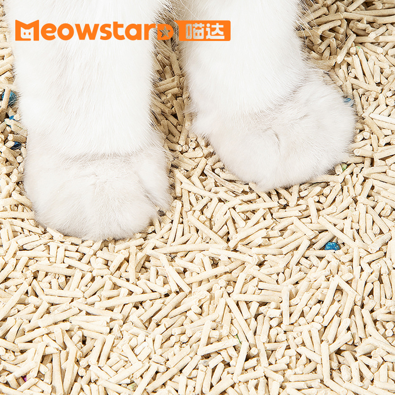 oem custom bulk cat liter natural eco friendly premium 10l plant cat sand Clumping flushable PH health indicator tofu cat litter