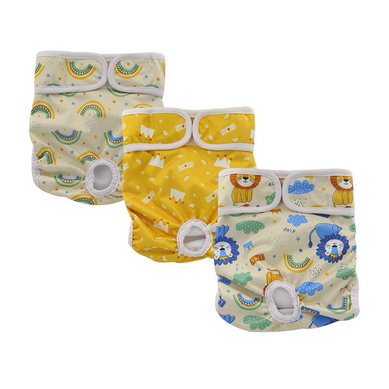 3 piece stock anti harassment polite pants washable mother dog diaper pants pet physiological pants