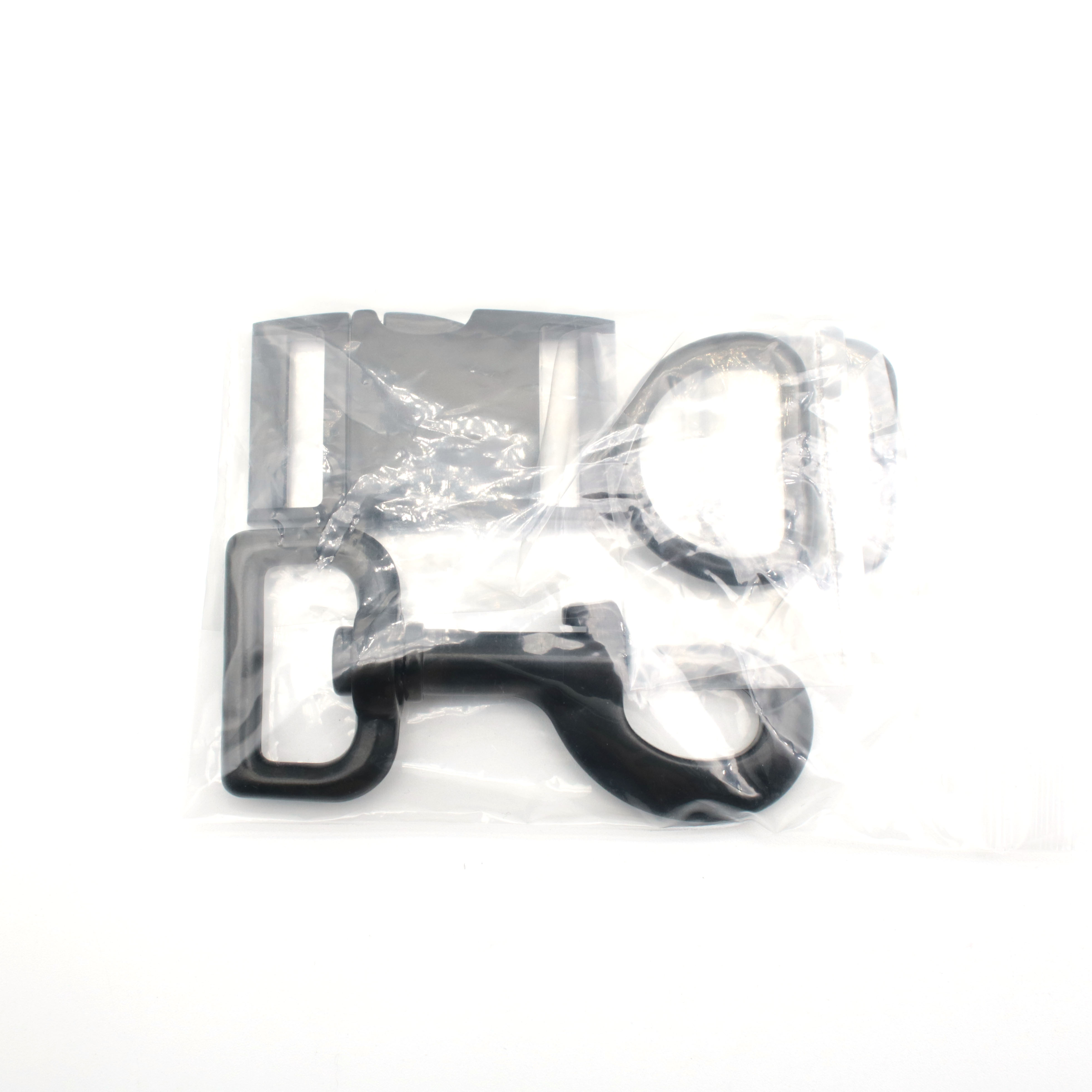DDP In Stock High Quality 25mm Matt Black Trigger Swivel Snap Hook Quick Release Metal Buckle 25mm Dog Collar Hardware Metal