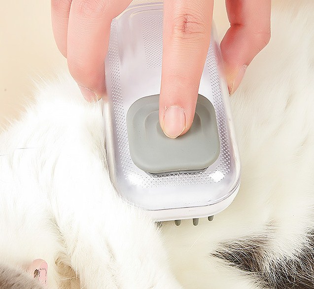Hot Selling Pet Dog Cat Bath Grooming Hair Massage Brush Shampoo Dispenser for Cleaning & Bathing