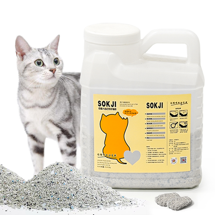 Muawu Manufacturers eco friendly kitty litter premium quality clumping natural mineral Cat Litter Bentonite Cat Litter