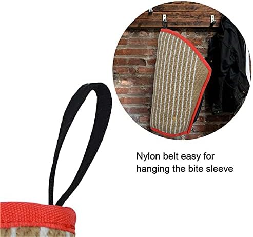 Dog Bite Sleeve Training Protection Arm Jute Chew Tug Toy for K9 Work Dog Pitbull German Shepherd Puppy Young Dogs Jump Training