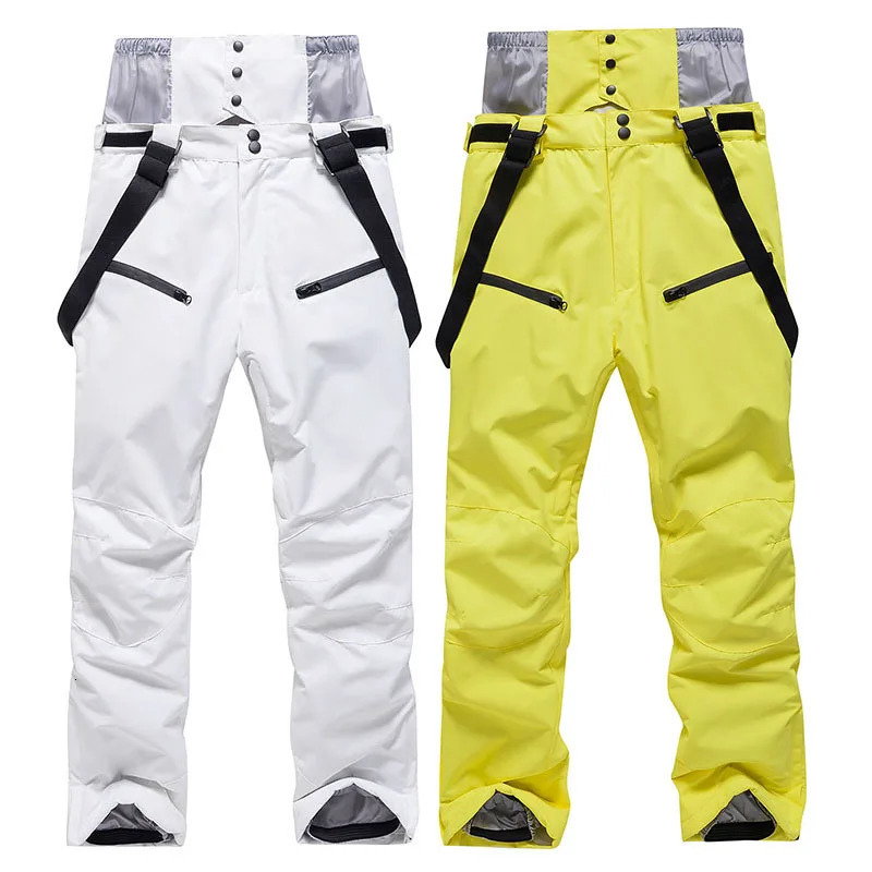 Womens and Mens Ski Pants Windproof Waterproof Snowboarding Pants Winter Outdoor Warm Snow Sports Pants Men Women Skiing Pants 241125
