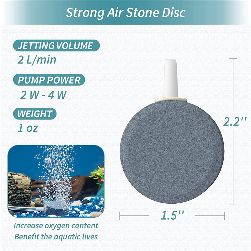 Wholesale Air Stone Bubble for Aquarium Fish Tank Hydroponics Pump Ceramic Airstones Diffuser