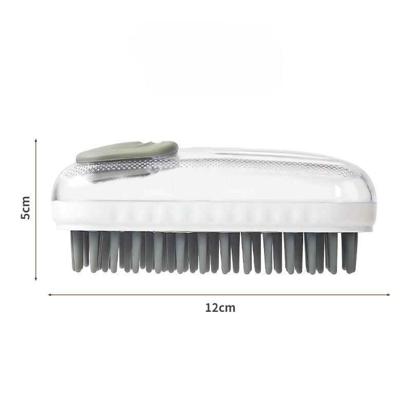 Hot Selling Pet Dog Cat Bath Grooming Hair Massage Brush Shampoo Dispenser for Cleaning & Bathing