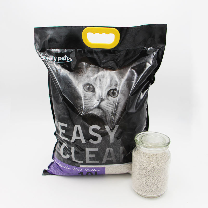 China Emily pets Factory produce brand wholesale Bentonite lemon cat litter