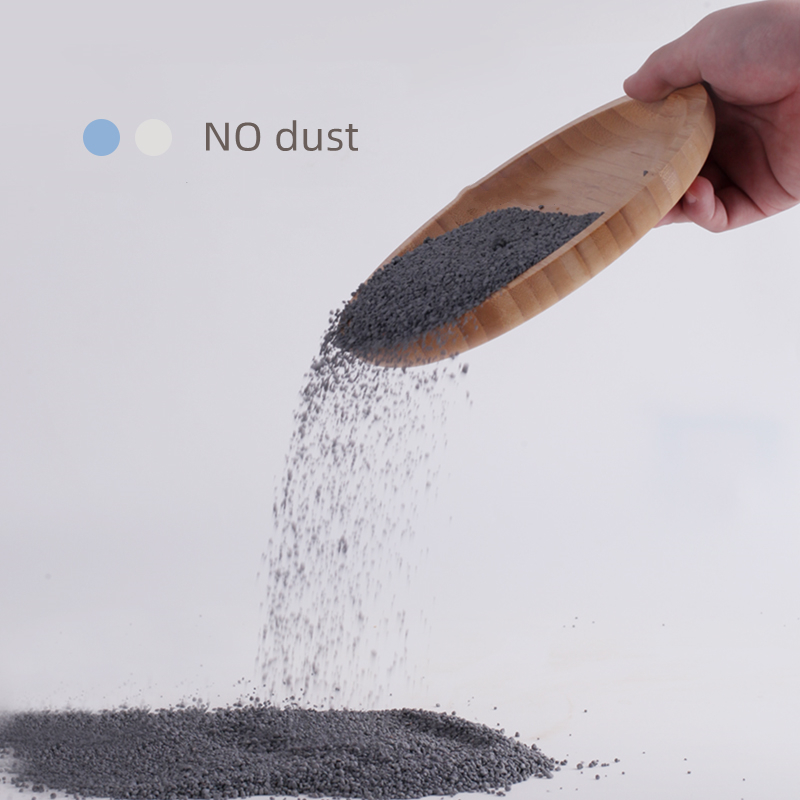 Ultra low dust OEM activated carbon cat litter sand bentonite cat litter