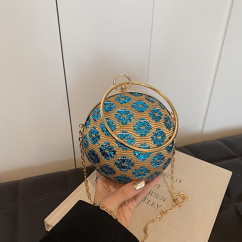 Outdoor High-end Mini For Women's Autumn And Winter New Chain Crossbody Fashionable Small Round Bag Designer Bags Handbags Women