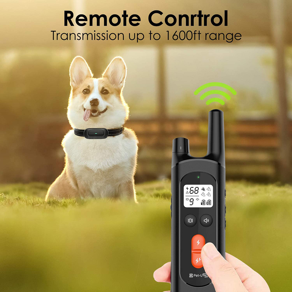 2025 Fashion Best Selling Retractable Dog Supplies Dog Training Collar For Pet Labrador German Shepherd