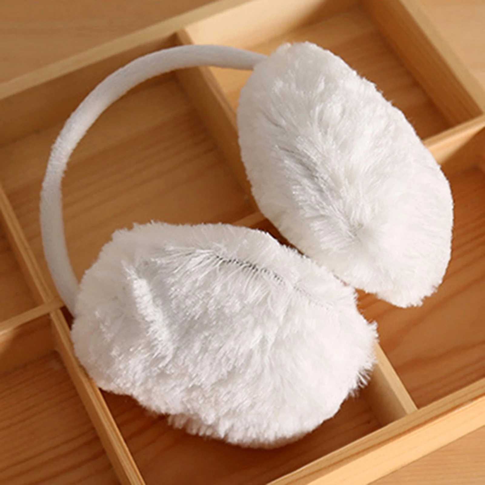 Soft Plush Ear Warmer Winter Warm Earmuffs for Women Men Ear Pad Ear Warmers Earmuffs Solid Headband Ear Cover Kids Ear MuffsXJ241126