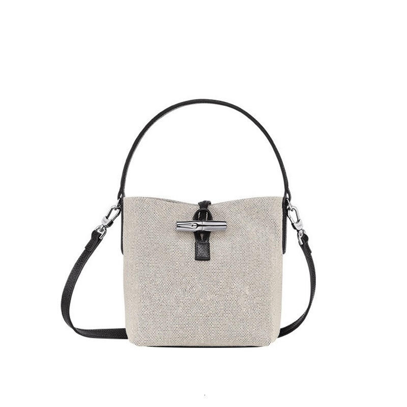 High Quality French Canvas Bucket Bag New Designer Carrying One Shoulder Crossbody Handbag When Going Out