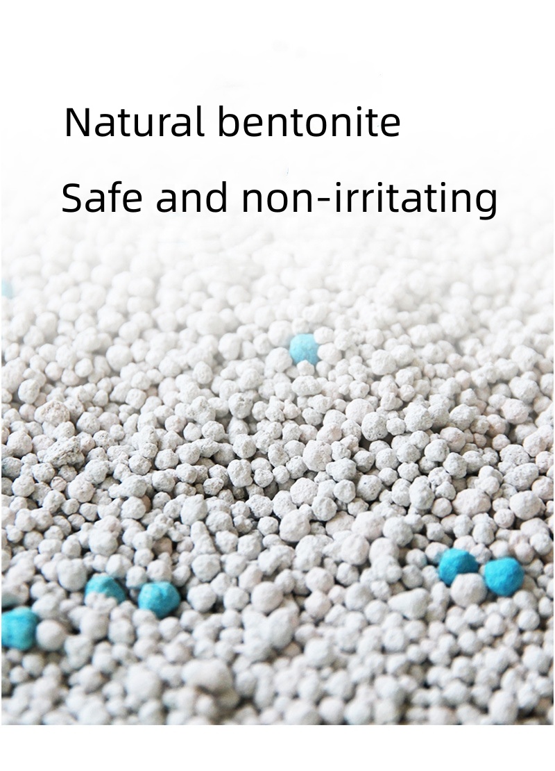 kitty litter premium quality clumping natural mineral bentonite cat litter for pets use