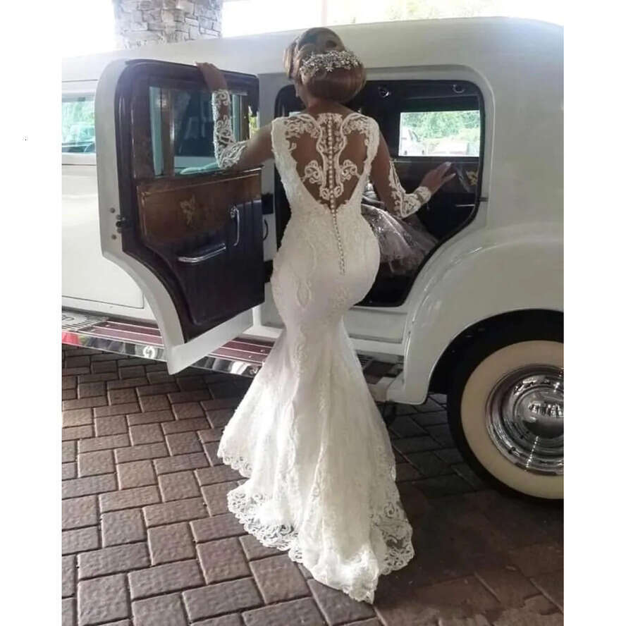 Mermaid Wedding Dresses With Detachable Over Skirts Lace Applique Beaded Long Sleeve Plus Size Bridal Gowns Bc2898