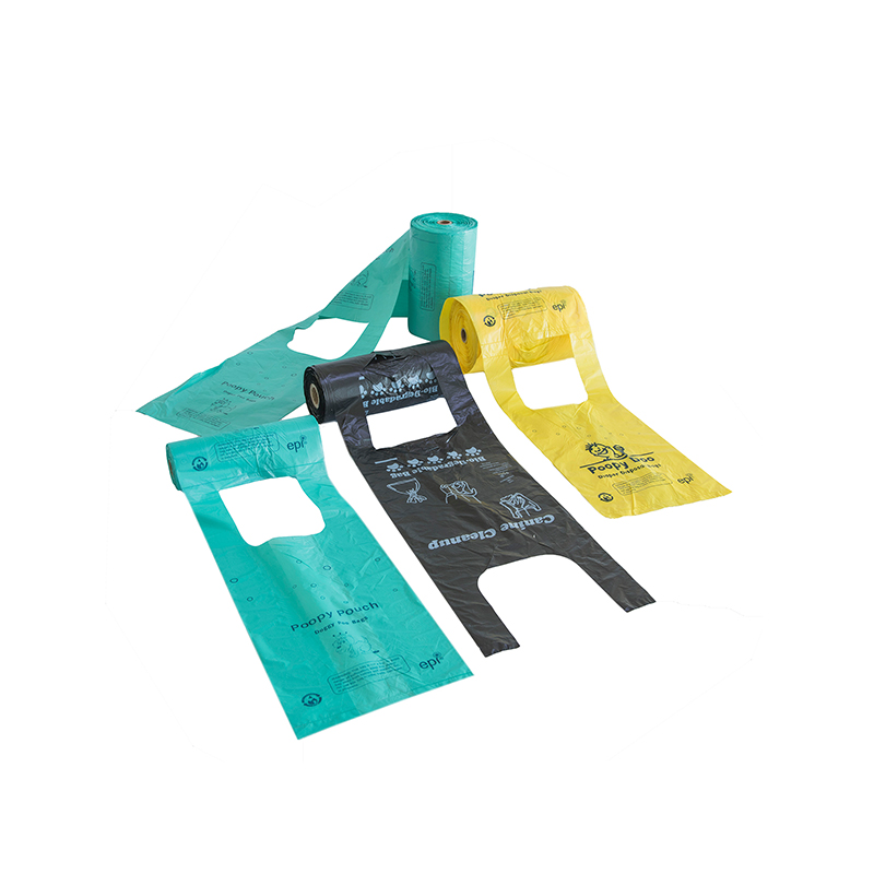 High Quality best selling custom biodegradable epi plastic dog poop pet waste bag