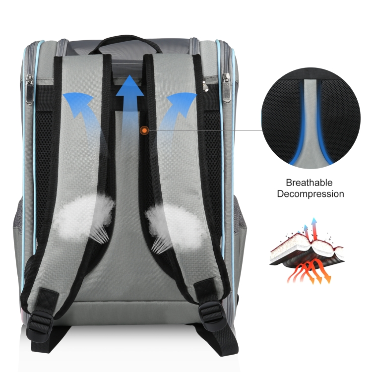 FUNADD Pets' Expandable Backpack Carrier for Dogs Cats Puppy with Ventilated Breathable Mesh Expandable Travel Bag
