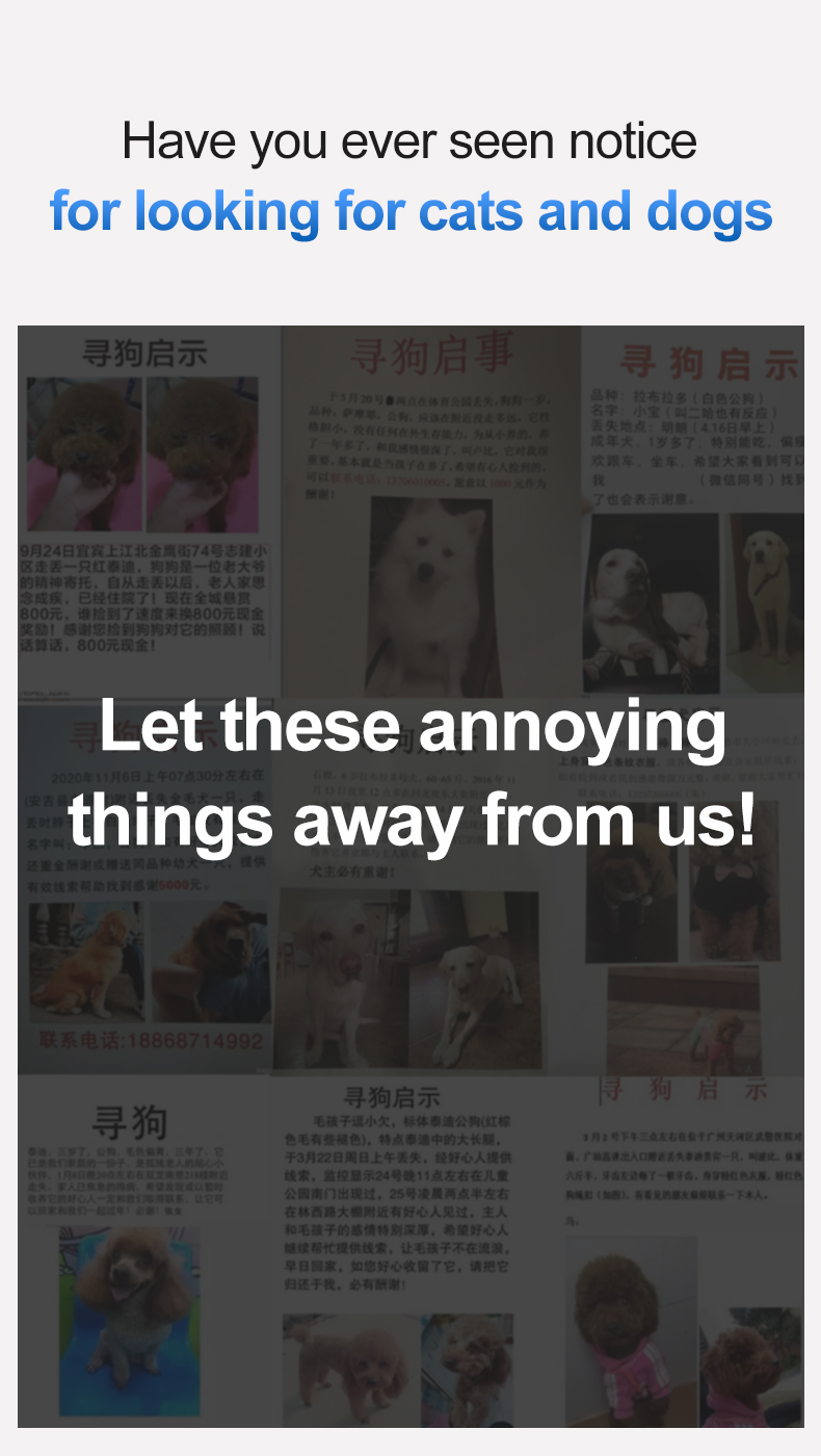 Wholesale Location Collar Low Price Smart Mini Locsmart D87 GPS Pet Tracker