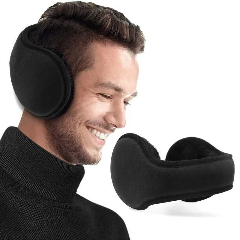 Winter unisex mens warm fur earmuffs womens velvet earmuffs thick warm earmuffs outdoor cycling skiing plush earmuffs W241126