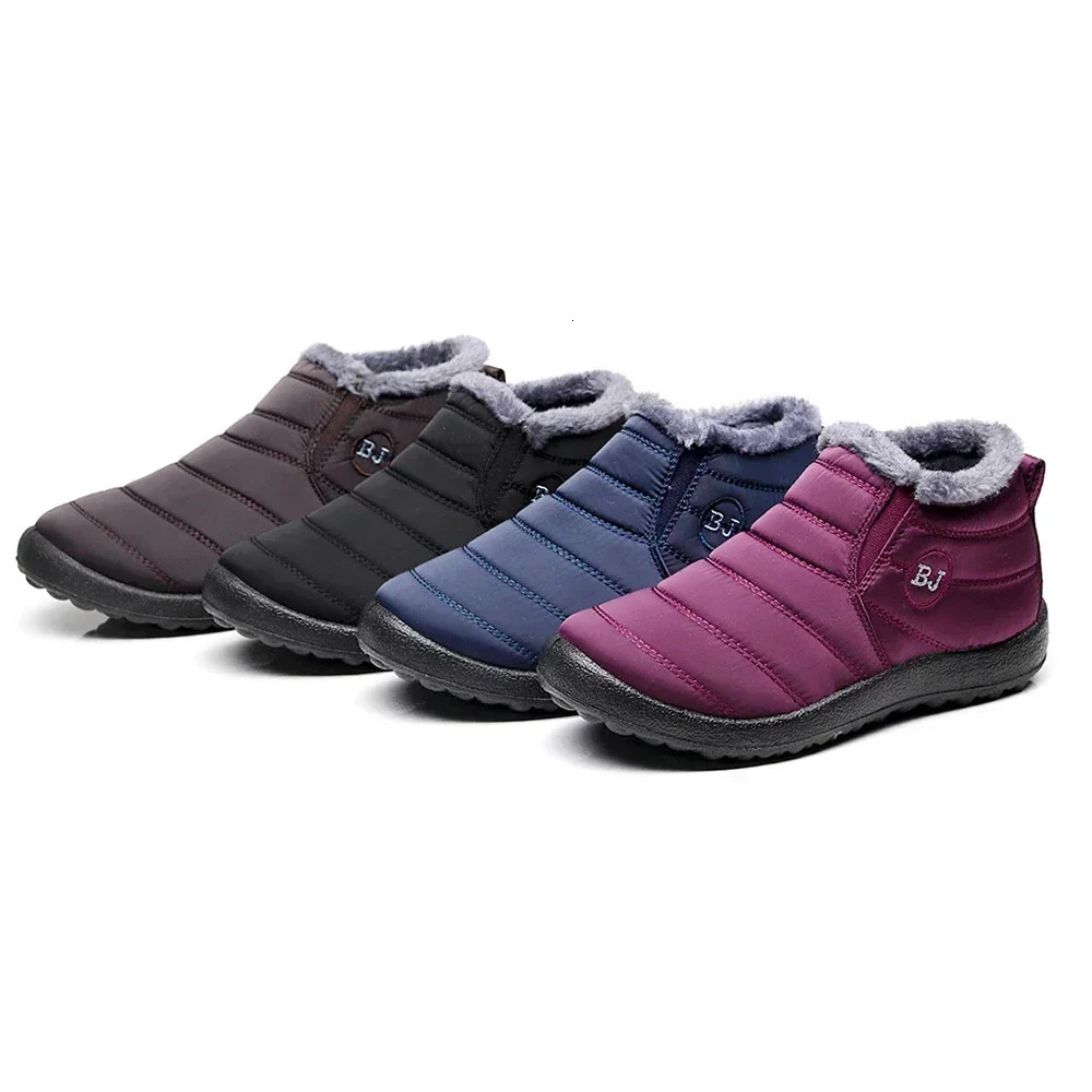 Neutral pure cotton slippers winter outdoor mens shoes cold resistant casual snow boots mens plush warm womens shoes size 35-47 241126